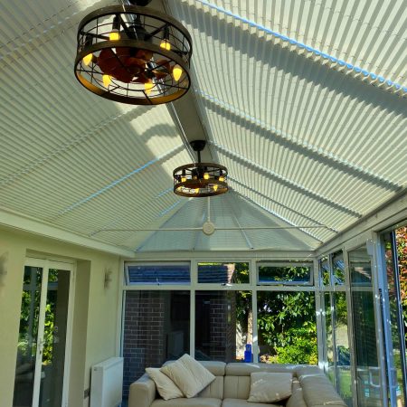 Roof blinds Conservatory